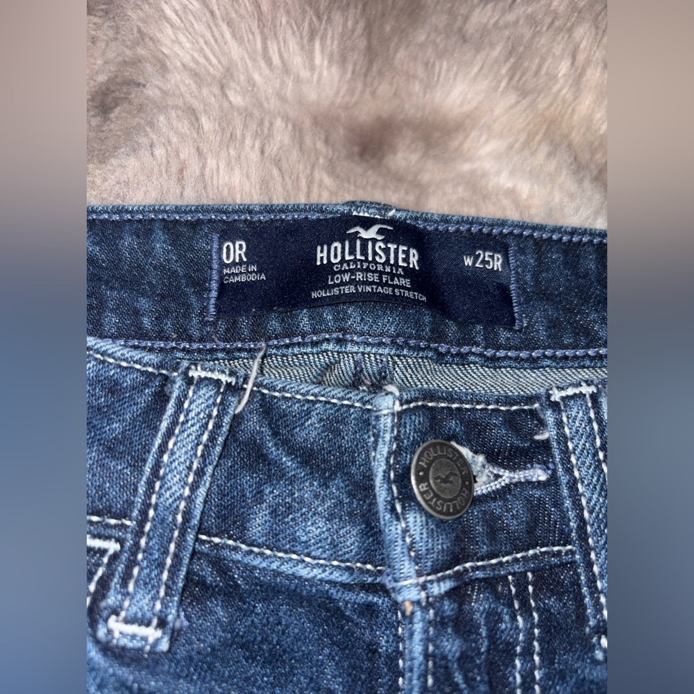 Hollister Dark Blue Flare Jeans - Picture 2 of 3